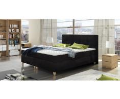 JUSTyou Malta Cama Box Spring Negro 160x200