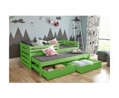 JUSTyou Olaf Cama funcional Verde 80x160 cm