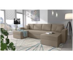 JUSTyou Rubicon Sofa modulare Marron Cuero sintetico