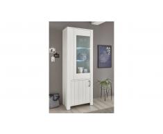 JUSTyou Clermont Vitrina Pino pinonero Blanco con