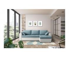 JUSTyou Anelis Sofa esquinero Blanco Azul