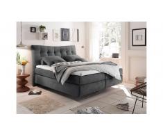 JUSTyou Juneau Cama Box Spring Grafito