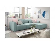 JUSTyou Iowa Sofá esquinero Azul