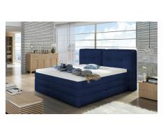 JUSTyou Falun Cama Box Spring Azul 140x200
