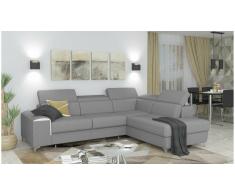 JUSTyou Caio Sofá esquina Gris Tejido estructurado