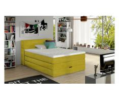 JUSTyou Aqua Cama Box Spring Amarillo 140x200