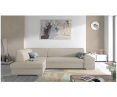 JUSTyou Piave Sofá esquinero Beige Tejido estructurado