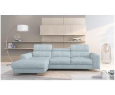 JUSTyou Adelia Sofa esquinero Azul Velour