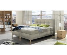 JUSTyou Malta Cama Box Spring Crema 140x200