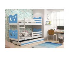 JUSTyou Ola Litera Blanco Azul