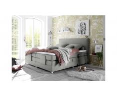 JUSTyou Memphis Cama Box Spring Gris