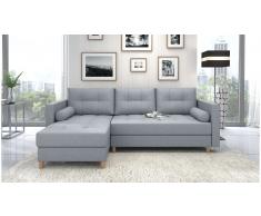 JUSTyou Nana Sofa esquinero Gris Tejido estructurado