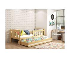 JUSTyou Frank con cama supletoria Cama Pino Blanco