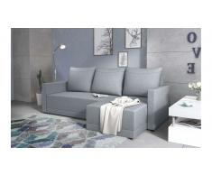 JUSTyou Tanita Sofa esquinero Gris Tejido estructurado