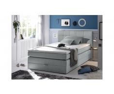JUSTyou Albany I Cama Box Spring 140x200 cm Gris