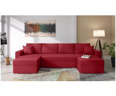 JUSTyou Savio Sofa modulare Rojo Cuero sintetico