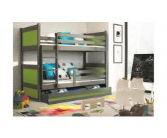 JUSTyou Lora Litera Grafito Verde