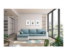 JUSTyou Anelis Sofa esquinero Blanco Azul