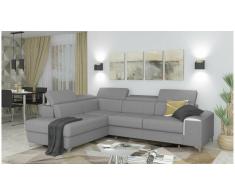 JUSTyou Caio Sofá esquina Gris Tejido estructurado