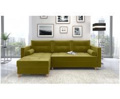 JUSTyou Nana Sofa esquinero Amarillo Velour