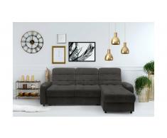 JUSTyou Adrien Sofá esquinero sin Antracita