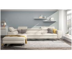 JUSTyou Alda Sofa esquinero Beige Velour