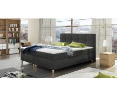 JUSTyou Malta Cama Box Spring Gris 160x200