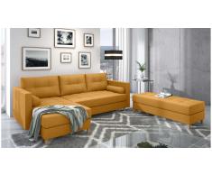JUSTyou Kaito Sofa Amarillo Tejido estructurado