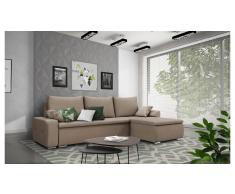 JUSTyou Claribel Sofa esquinero Marron