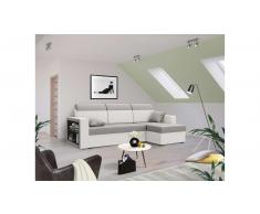 JUSTyou Emory Sofa esquinero Blanco Gris