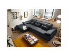 JUSTyou Oregon Sofá esquinero Antracita