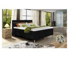 JUSTyou Scandia Cama Box Spring Negro 180x200