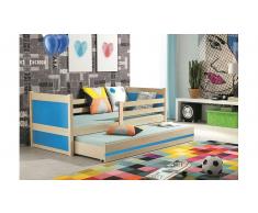 JUSTyou Lora con cama supletoria Cama Pino Azul