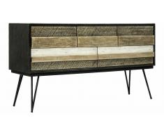 JUSTyou Adesso Mueble TV Gris Negro Acacia