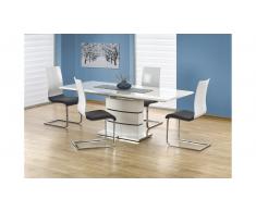 JUSTyou Conjunto Mesa de comedor Nobel Blanco