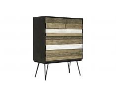 JUSTyou Adesso Aparador alto Gris Negro Acacia