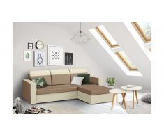 JUSTyou Delbert Sofa esquinero Beige Marron