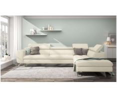 JUSTyou Alda Sofa esquinero Beige Cuero sintetico