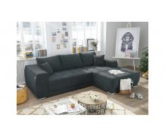 JUSTyou Ohio Sofá esquinero Antracita