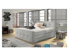JUSTyou Medino Cama Box Spring Blanco 160x200