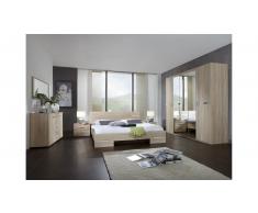 JUSTyou Louise Conjunto de dormitorio Roble Sonoma