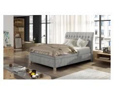 JUSTyou Happy Cama Box Spring Blanco Velours 140x200