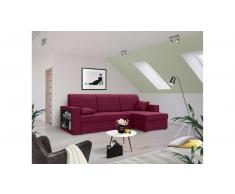 JUSTyou Emory Sofa esquinero Burdeos