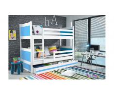 JUSTyou Lora Litera Blanco Azul