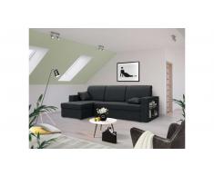 JUSTyou Emory Sofa esquinero Negro I