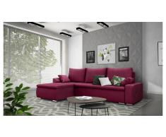 JUSTyou Claribel Sofa esquinero Burdeos