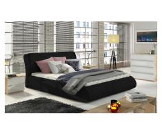 JUSTyou Tessa Cama tapizada Negro 180x200