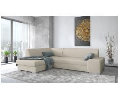 JUSTyou Panaro Sofá Beige Tejido estructurado