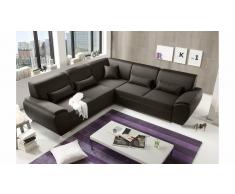 JUSTyou Connecticut Sofá esquinero Marrón