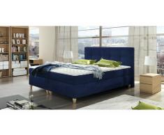 JUSTyou Malta Cama Box Spring Azul 160x200